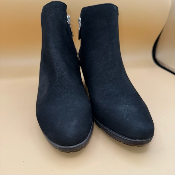 Blondo‎ Valli Waterproof Black Leather Bootie, Women’s 8.5, New with scuff - Picture 3 of 15